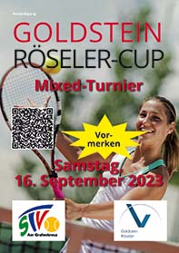 Goldstein Roeseler Cup 2023 Hinweis