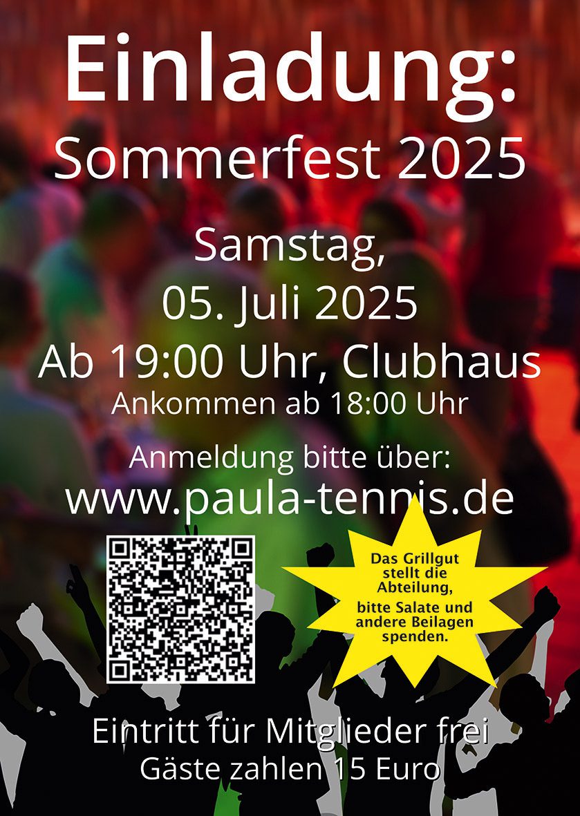 Einladung Clubfest 2025