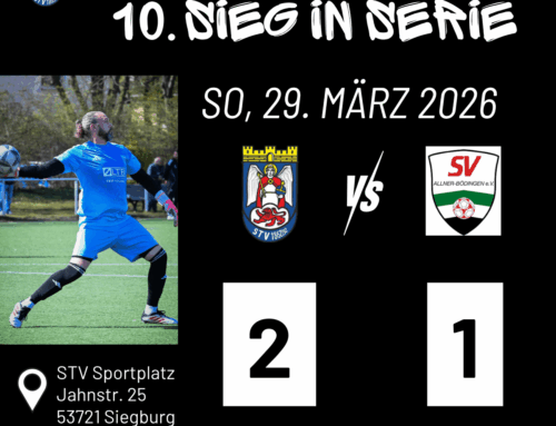 10. Sieg in Folge für den STV