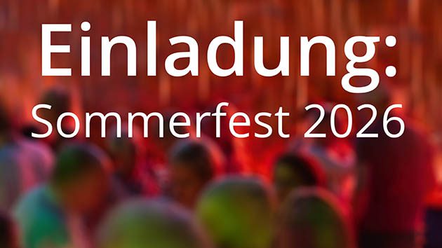 Einladung zum Sommerfest/Clubfest der Tennisabteilung am 11. Juli 2026