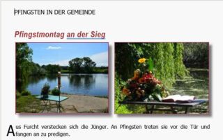 NW_Pfingstmontag Gottesdienst an der Sieg
