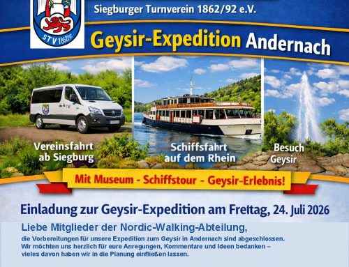 Einladung zur Geysir-Expedition der Nordic-Walker