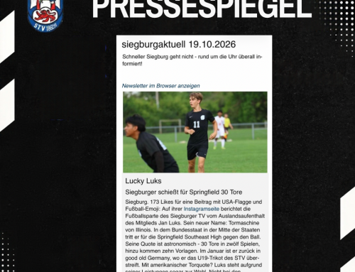 Jan Luks sorgt auch in Siegburg für Schlagzeilen